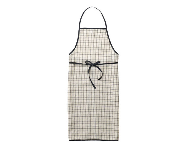 fog linen work　リネンパイピングエプロン リネン パイピングエプロン ナチュラル | fog linen work