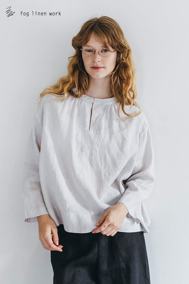 fog linen work フォグリネンワーク ERICA SHIRT NIGELLE エリカ トップ ニゼル LW4A21-1644 fog linen work フォグリネンワーク ERICA SHIRT NIGELLE エリカ
