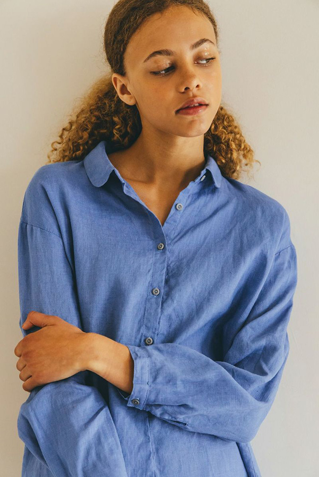 fog linen work（フォグリネンワーク） ERICA SHIRT NIGELLE エリカ