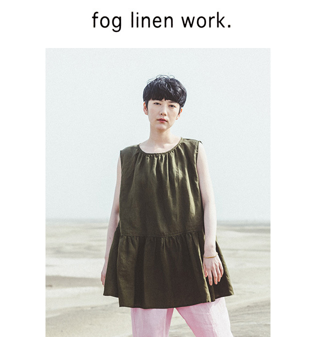 fog linen work フォグリネンワーク DAIAN TOP OLIVE ダイアン トップ