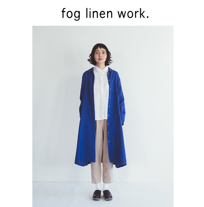 fog linen work フォグリネンワーク Hana Coat Iris ハナ コート 