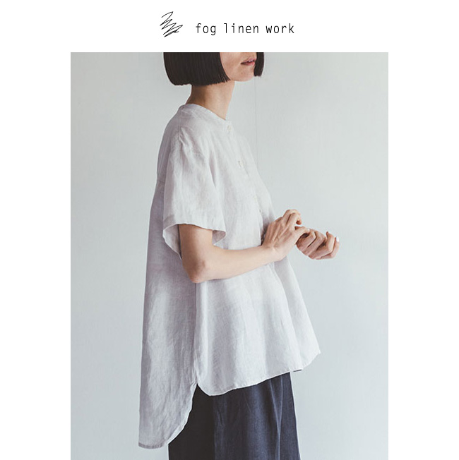 fog linen work（フォグリネンワーク） ミカエラ トップ ホワイト