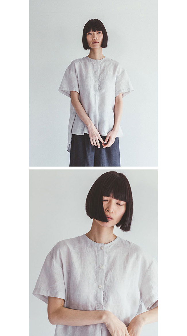 fog linen work（フォグリネンワーク） ミカエラ トップ ホワイト
