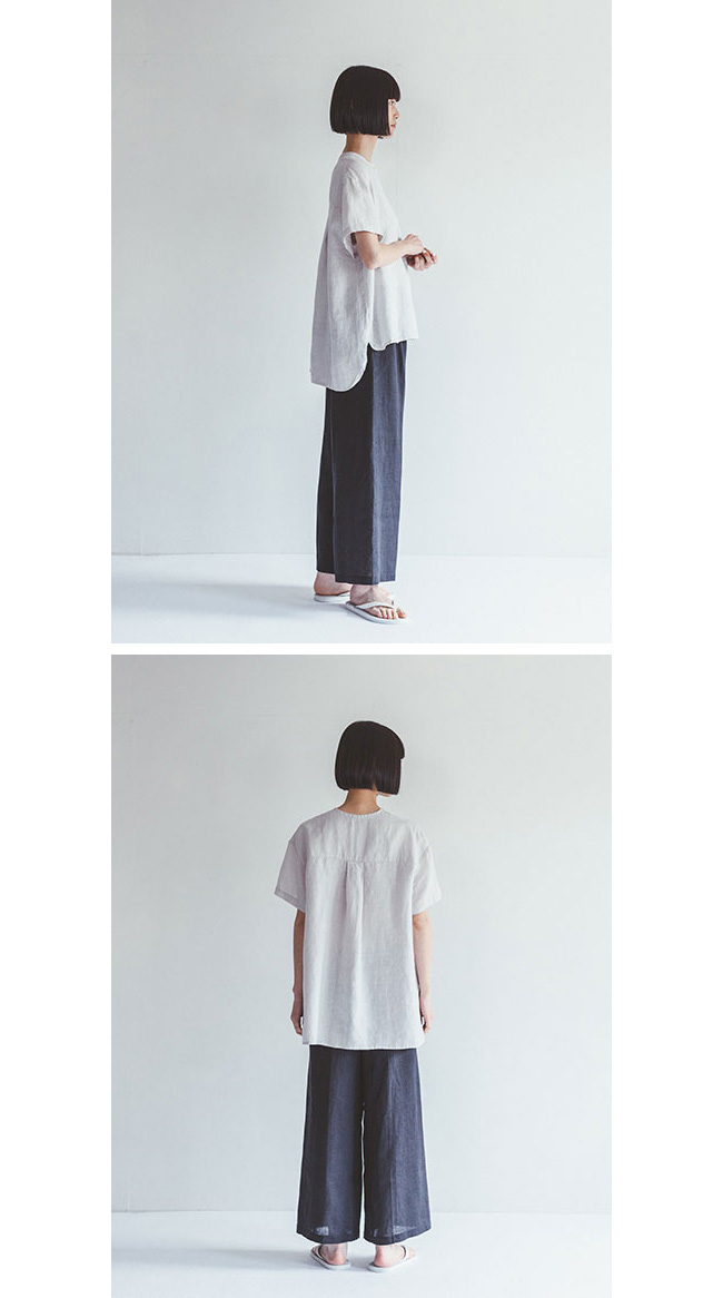 fog linen work（フォグリネンワーク） ミカエラ トップ ホワイト
