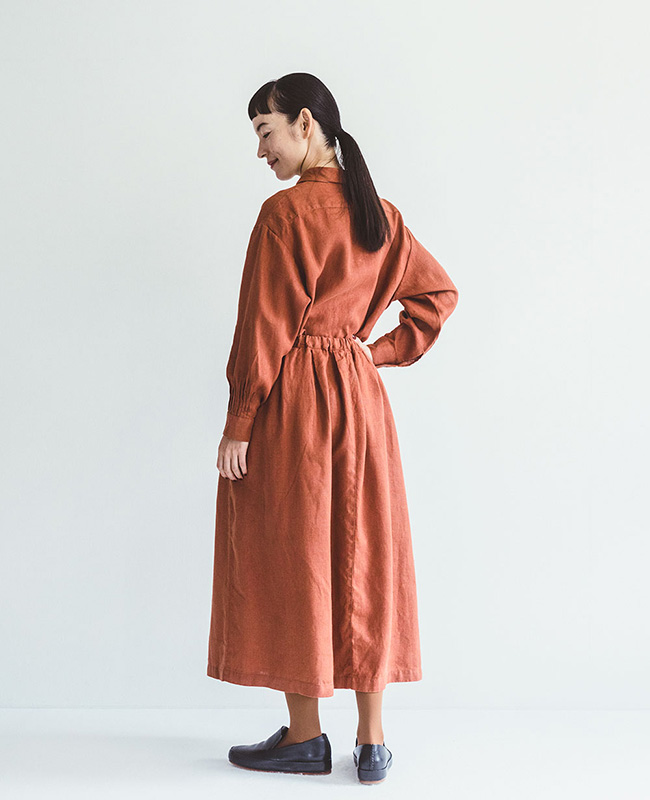 fog linen work（フォグリネンワーク） イチカ スカート パン ブリュレ