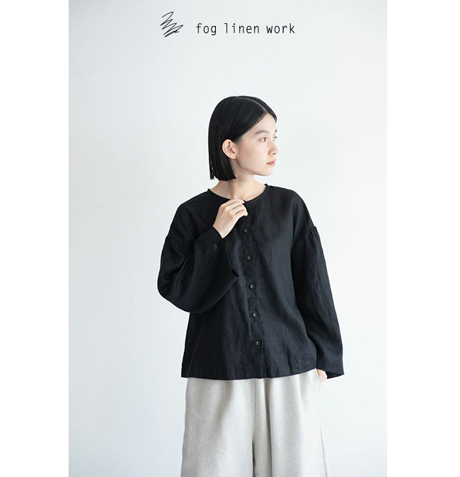 （fog linen work）エリカ　トップ　アルバートル（フォグリネンワーク）（未試着品） fog linen work）エリカ トップ アルバートル（フォグリネン