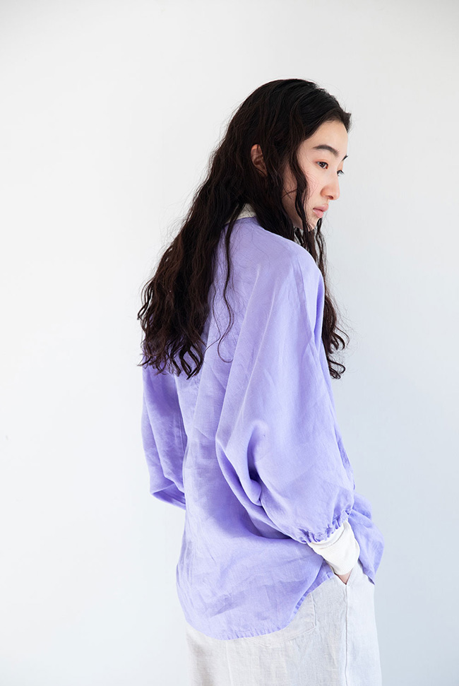 fog linen work（フォグリネンワーク） ALICE TOP LILAS アリス トップ