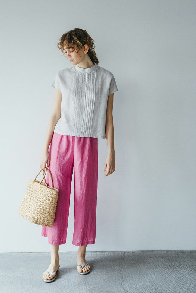 fog linen work フォグリネンワーク EMA TOP ALBATRE エマ
