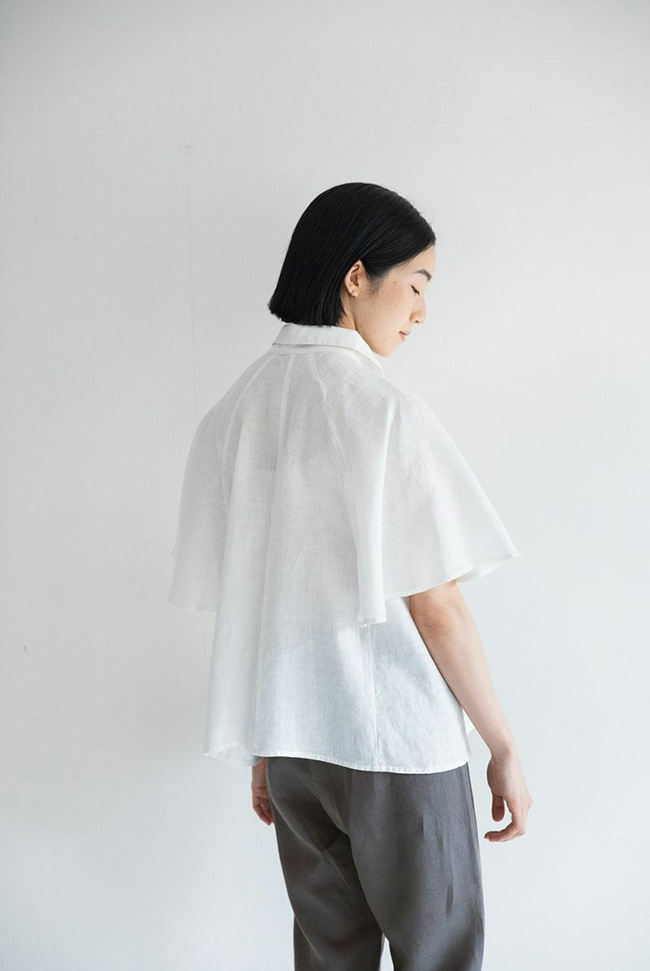 fog linen work（フォグリネンワーク） HONOKA TOP WHITE ホノカ