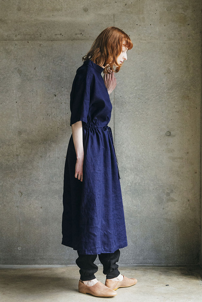 fog linen work（フォグリネンワーク） ヴィオラ ワンピース ブルー