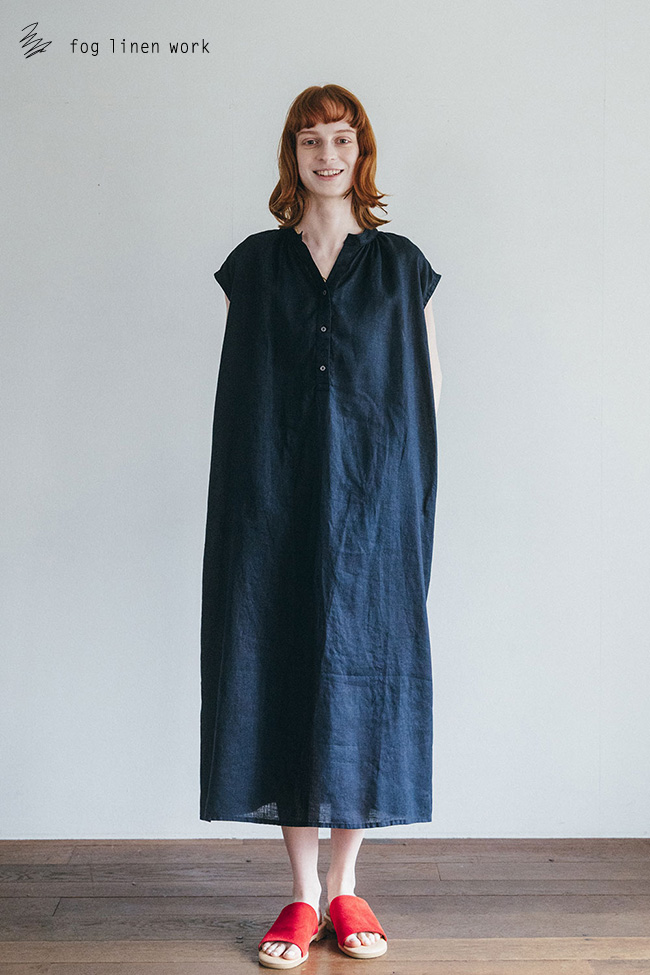 お値下げしました fog linen work リネン ノースリーブワンピース 楽天市場】fog linen work フォグリネンワーク ワンピース