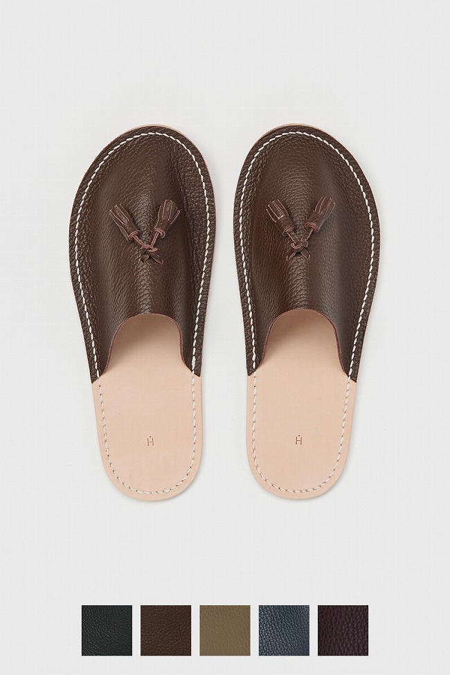 Hender Scheme（エンダースキーマ） レザースリッパ leather slipper