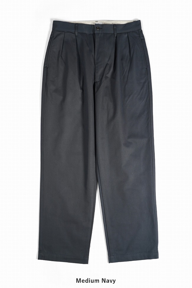 CIOTA（シオタ） 2 Tuck Chino Cloth Pants 2タックチノクロスパンツ