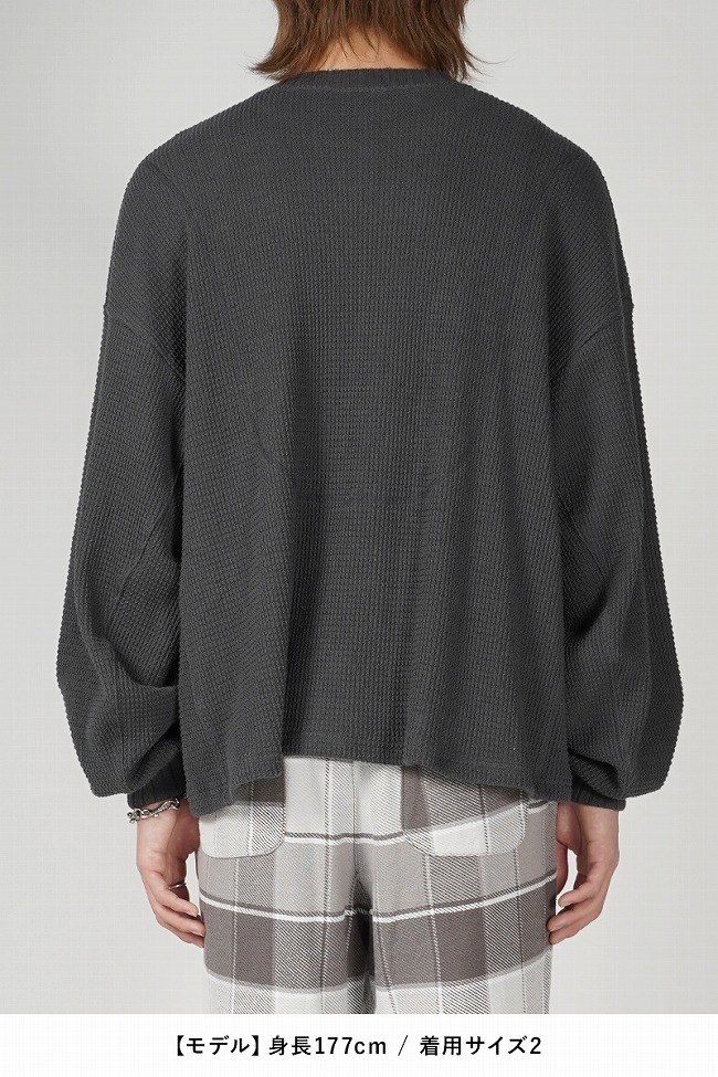 いいネット通販 - 全国送料無料でお届けします refomed refomed(リフォメッド) AZEAMI THERMAL TEE 畦編み トップス
