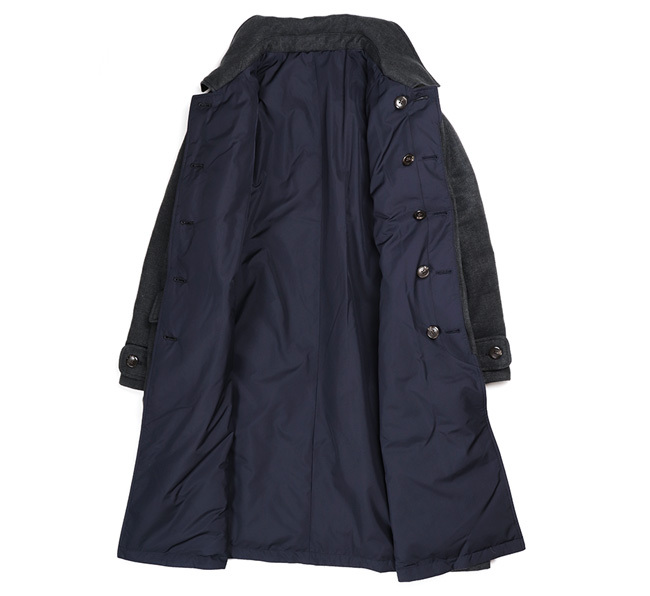 The Loft Labo(ロフトラボ) リバーシブルバルマカーンダウンコート The Loft Labo(ロフトラボ) REVERSIBLE BALMACAAN DOWN COAT