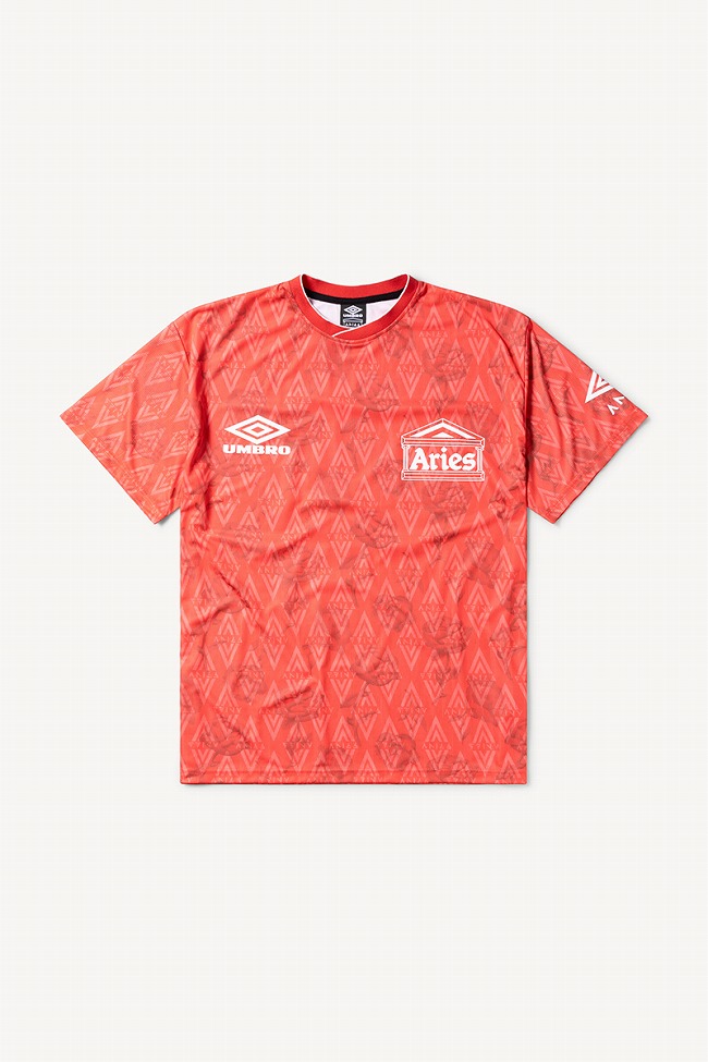 ARIES ARIES×UMBRO Red Roses SS Football Jersey アリーズ