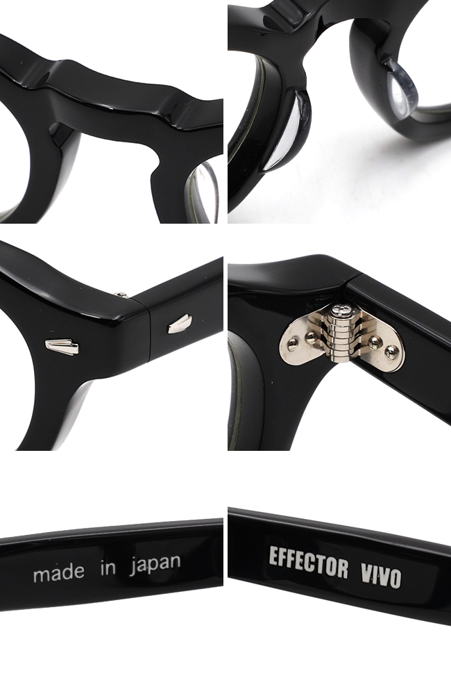エフェクター VIVO メガネ クリアグレー セルフレーム フルリム ボストン ITIKBAEOQ1NG エフェクター VIVO メガネ クリアグレー セルフレーム フルリム