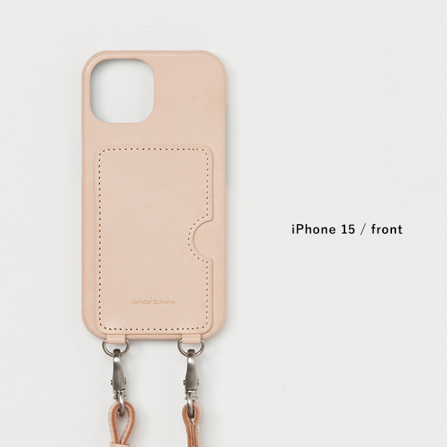 Hender Scheme（エンダースキーマ） iPhone case with strap