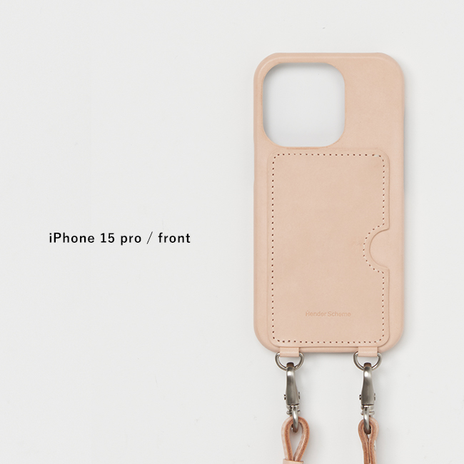 Hender Scheme（エンダースキーマ） iPhone case with strap