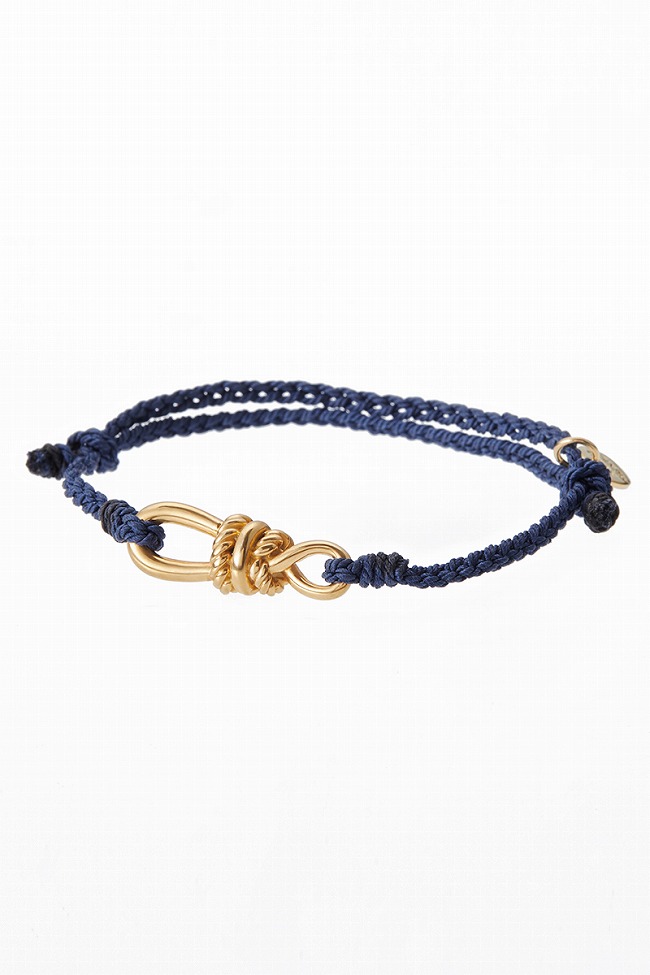 アクセサリー XOLO Twisted Rope Link SilkCode Bracelet XOLO XOLO(ショロ) Twisted Rope Link Silk Code Bracelet -Gold