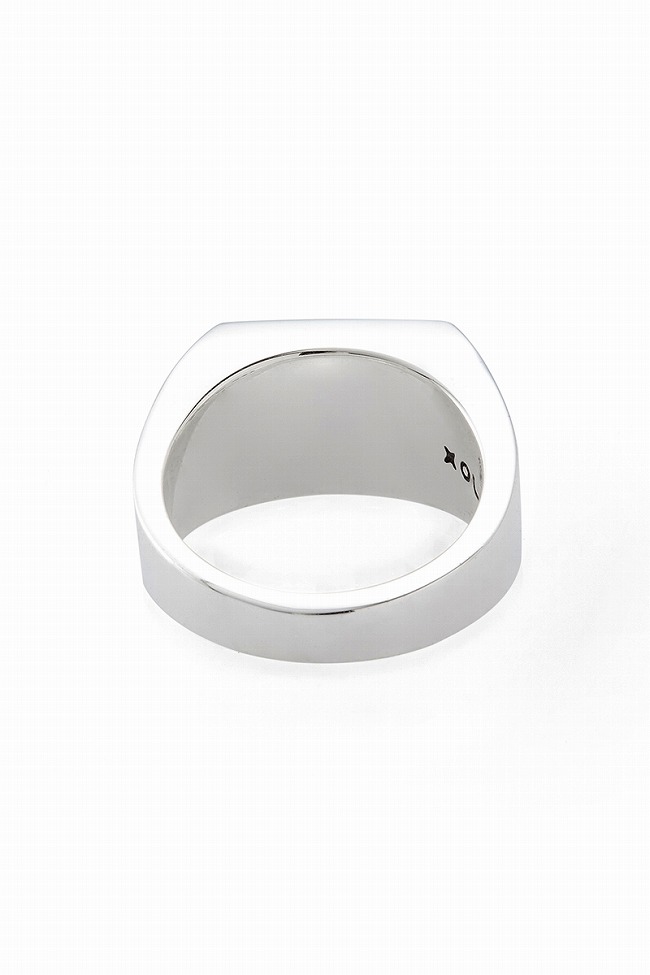XOLO XOLO(ショロ) Signet Ring with Deep Blue Flower シグネット