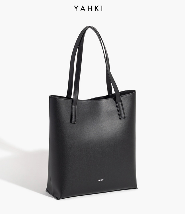 YAHKI　ヤーキ　TOTE BAG レザートートバッグ　ブラック　2way YAHKI ヤーキ TOTE BAG_BLACK トートバッグ YH-771 : rish - 通販