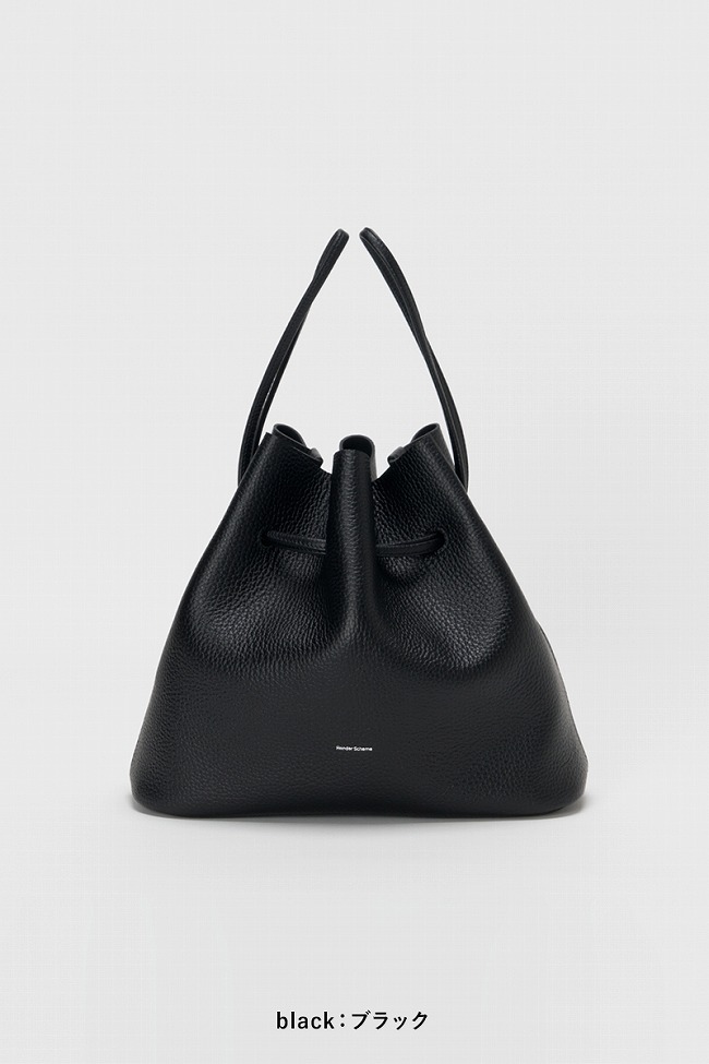 Hender Scheme ブラックキャスケット Hender Scheme（エンダースキーマ） バケットバッグ bucket bag yv-b