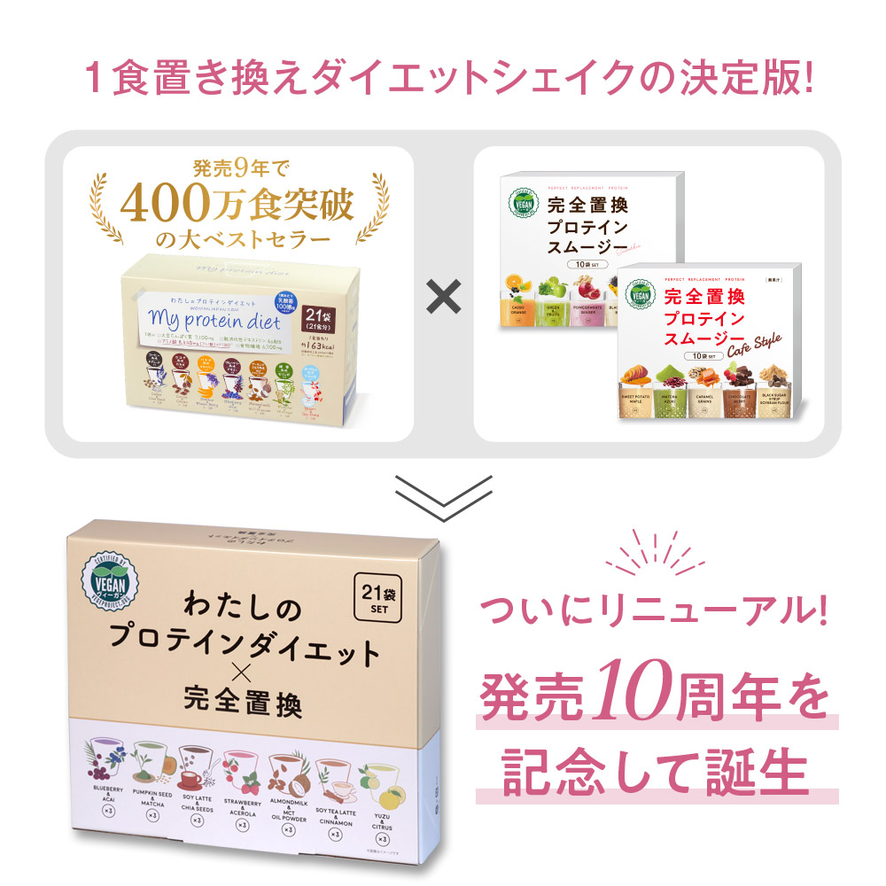 新発売記念！2000個限定セール！わたしのプロテインダイエット