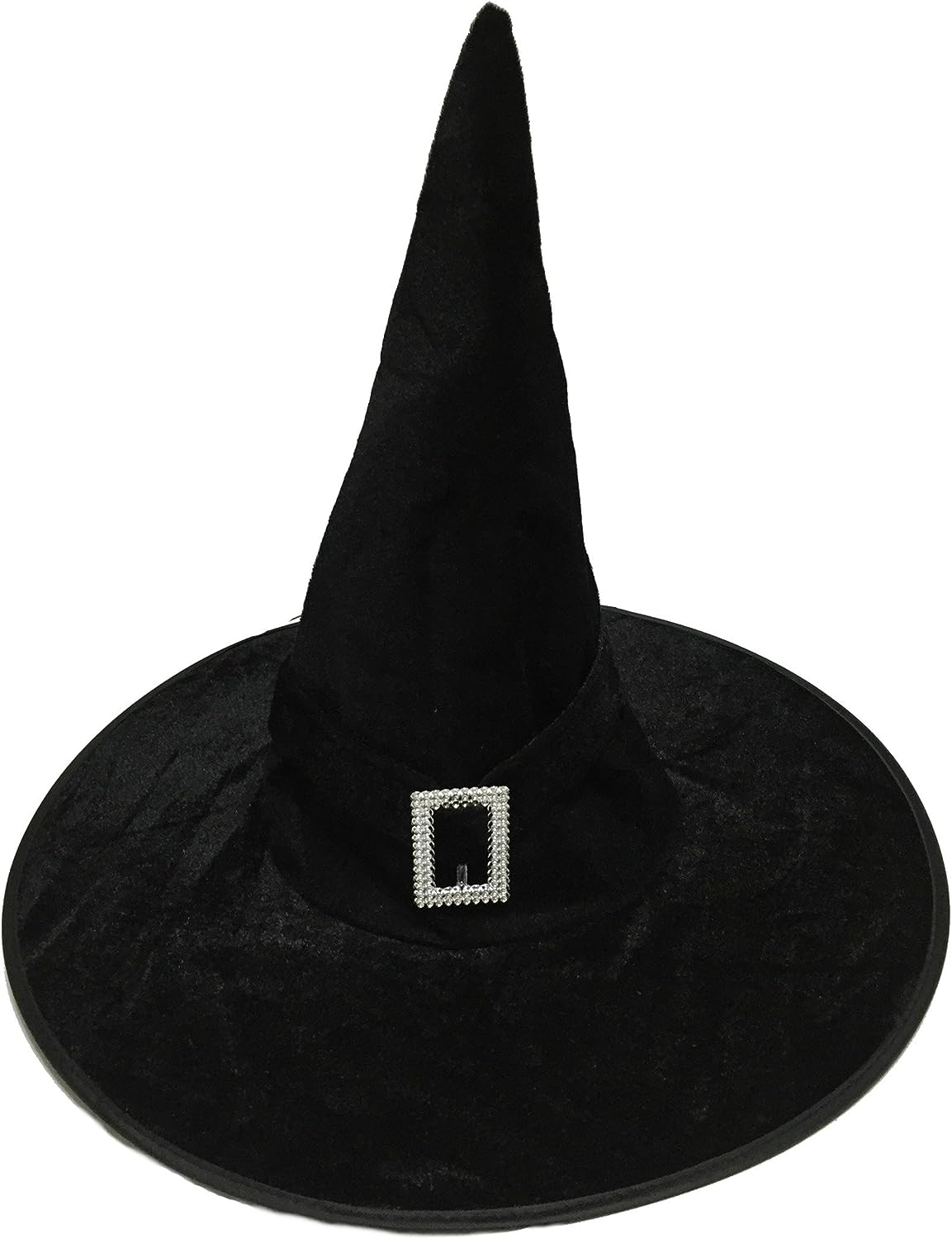ハロウィン コスプレ 魔女 帽子 ベロア調 魔女の帽子 ウィッチハット 仮装 パーティー グッズ Madrugada S112