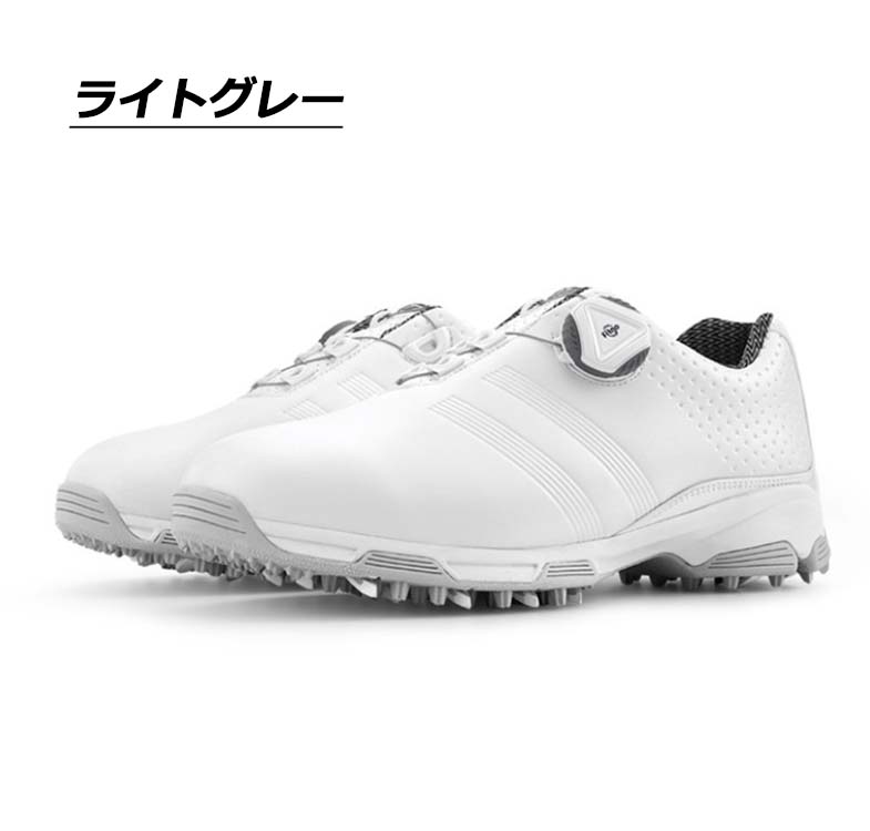 ゴルフシューズ PGM ダイヤル式 BOA スパイクレス スニーカータイプ