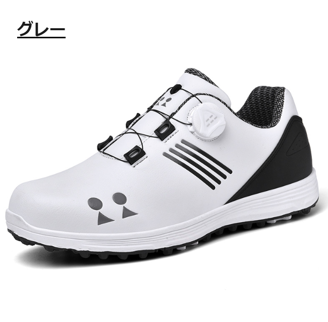 ゴルフシューズ ダイヤル式 BOA スパイクレス スニーカータイプ 歩き