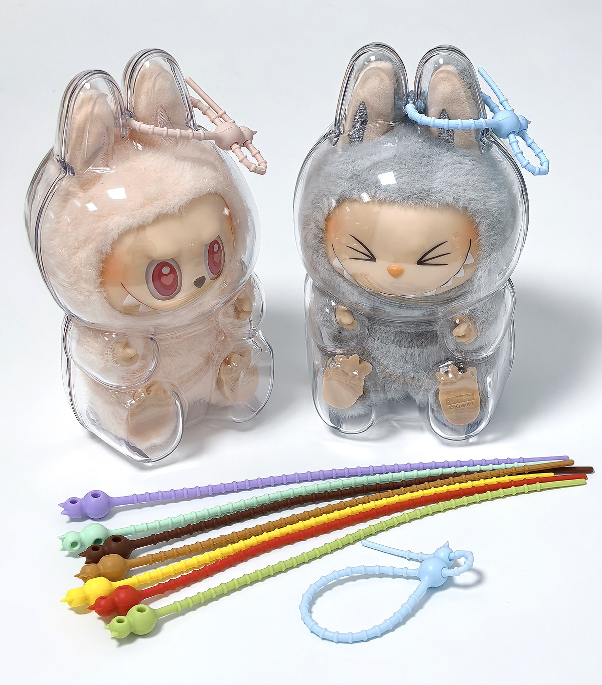 シリコンバンド 10本セット ダブルホール ラブブ labubu バッグ