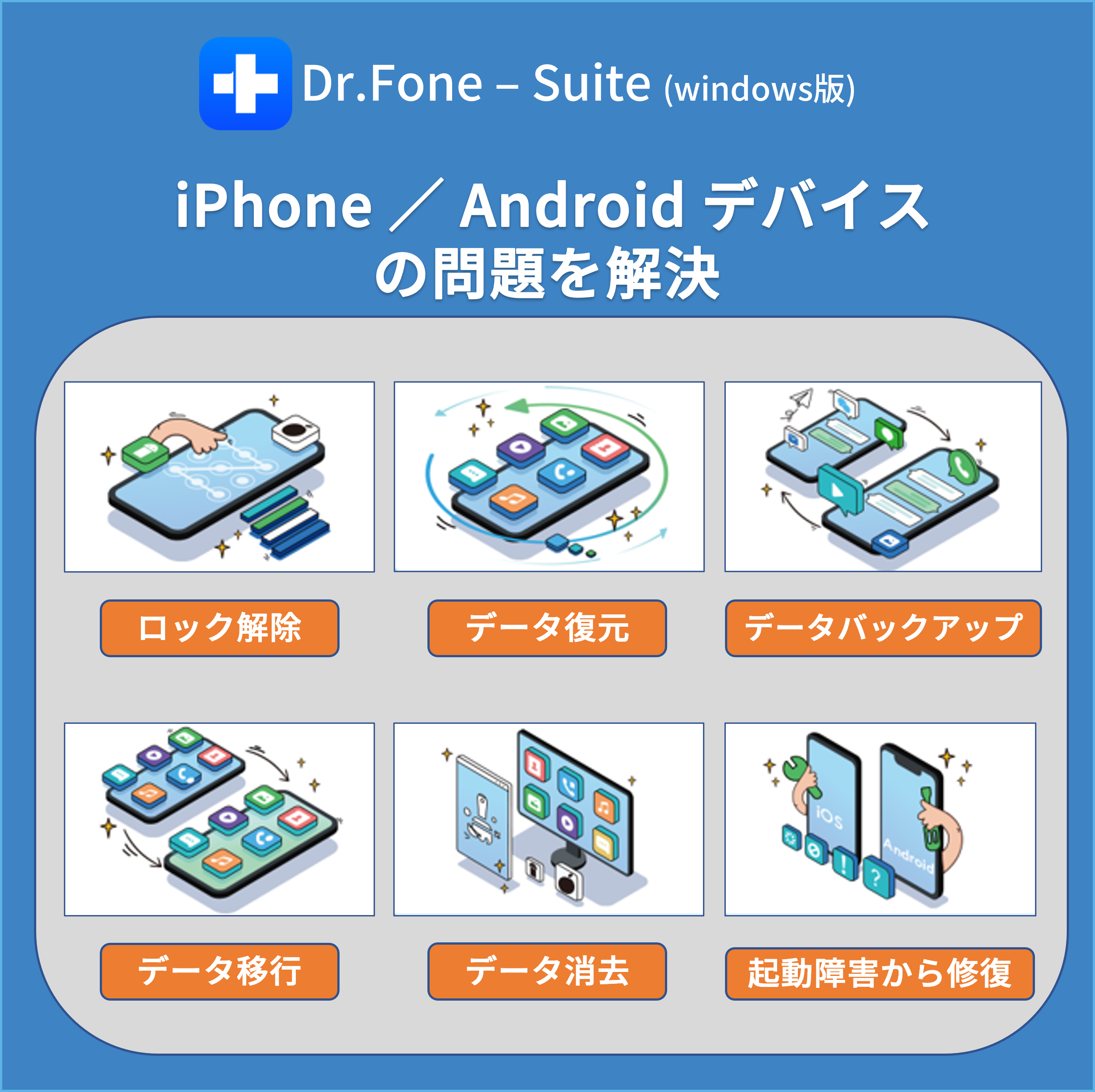 dr.fone android画面録画 オファー ミラー