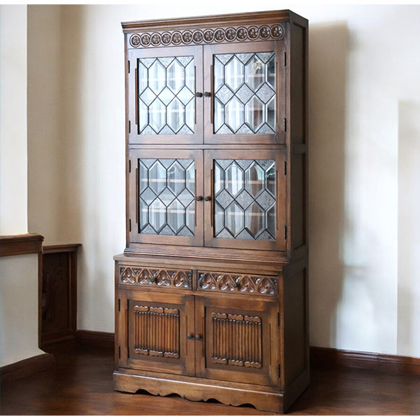 食器棚 オールドチャーム カップボード イギリスアンティーク