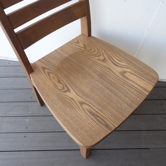 ダイニングチェア イス 椅子 チェア タモ無垢 ナチュラル 1脚