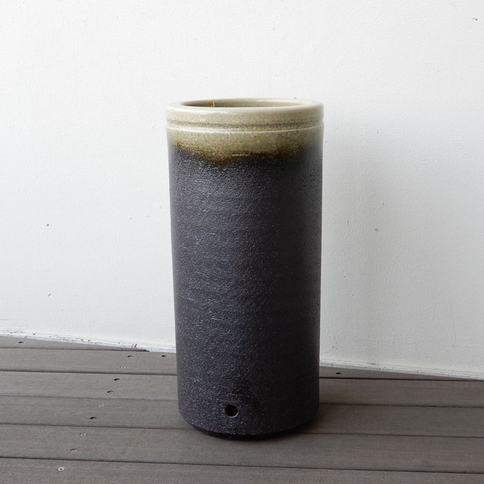 信楽焼 ビードロ唐草彫 傘立て かさ立て 傘たて 傘置き 玄関 陶器 高級