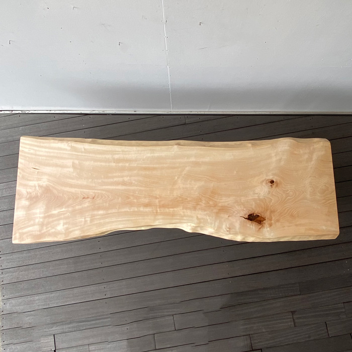 一枚板 無垢 栃 とち トチ カウンター テーブル ハイテーブル 169cm 栃