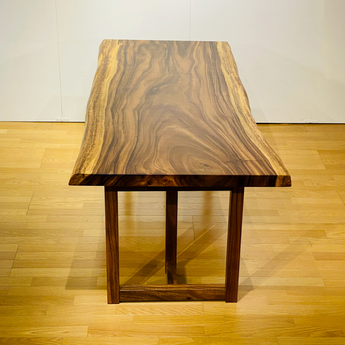 モンキーポッド一枚板ダイニングテーブル 幅197cm 一枚板 テーブル