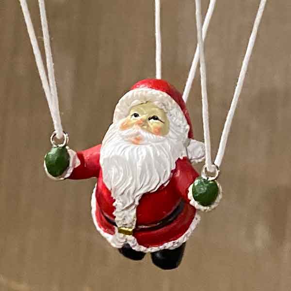 パラシュートサンタ LED フライング ランディング クリスマス 雑貨
