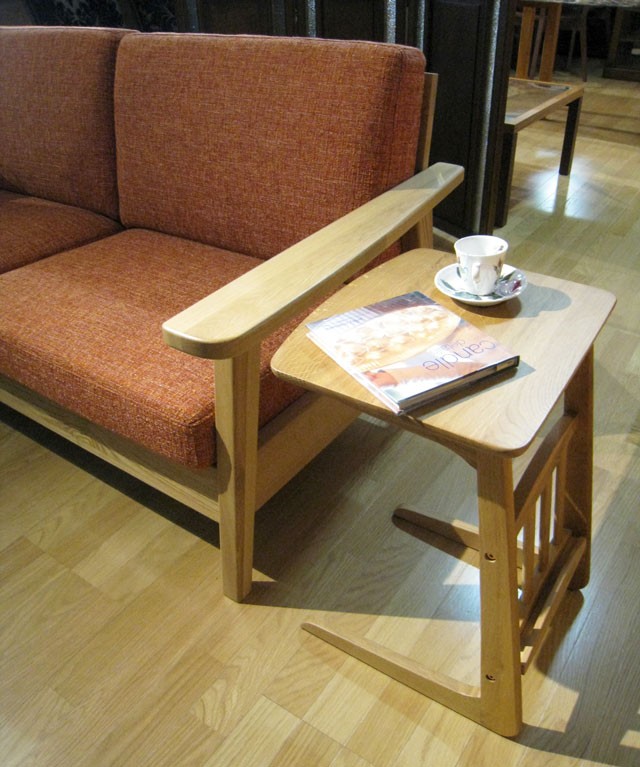 サイドテーブル 北欧 コの字 木製 アンティーク おしゃれ 木製サイド