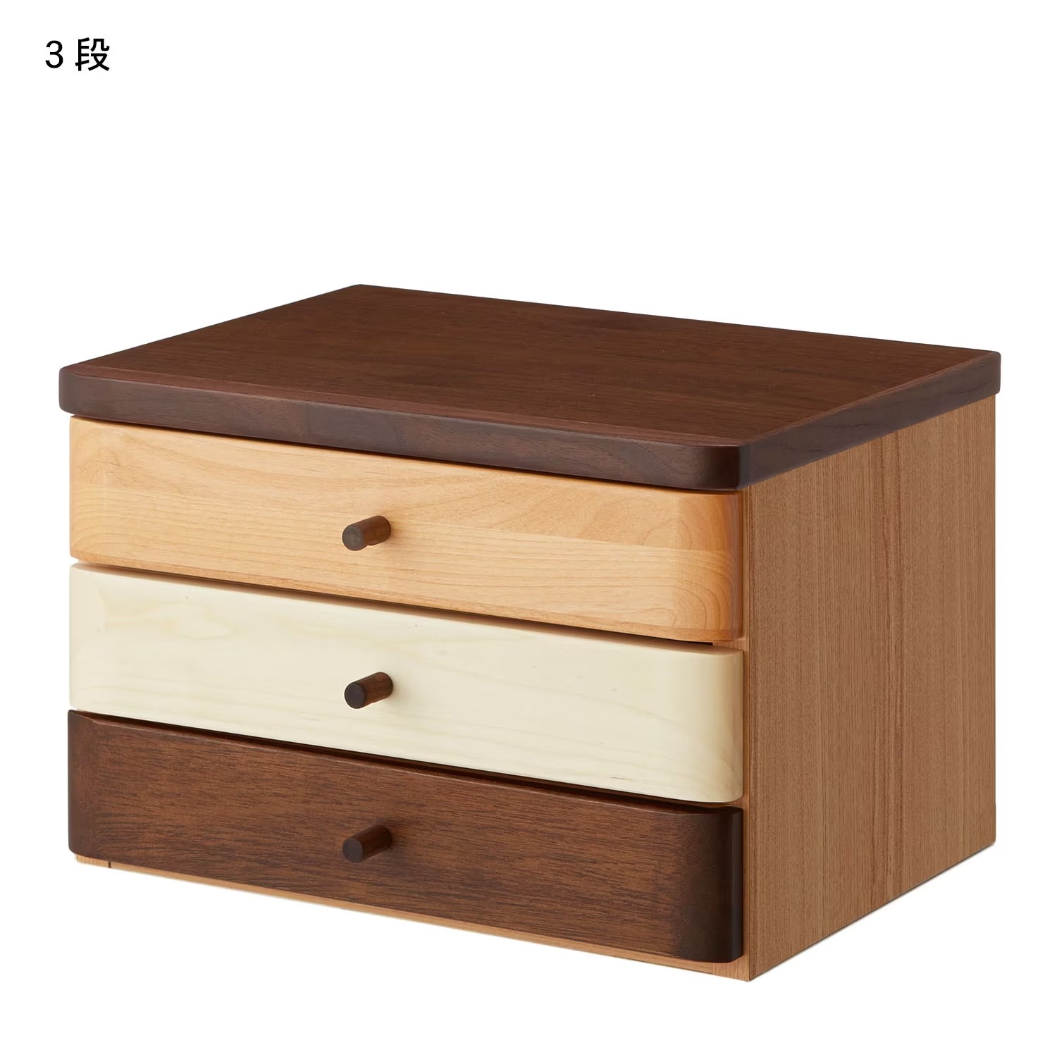 レターケース 書類入れ 木製 おしゃれ 日本製 国産 無垢材 天然木 3段