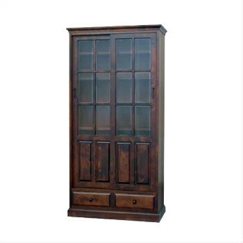 書棚 本棚 天然木 樺桜材 90幅 クラッシック ハイセンス 高級 和モダン