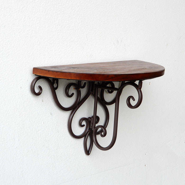 ウッドギャラリー樹 ウォールシェルフ おしゃれ アンティーク