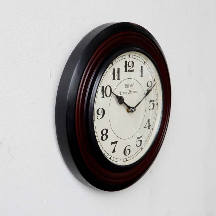 Ethnic Clock Makers 壁掛け時計 花柄　北欧ヴィンテージ 751-699-1.jpg