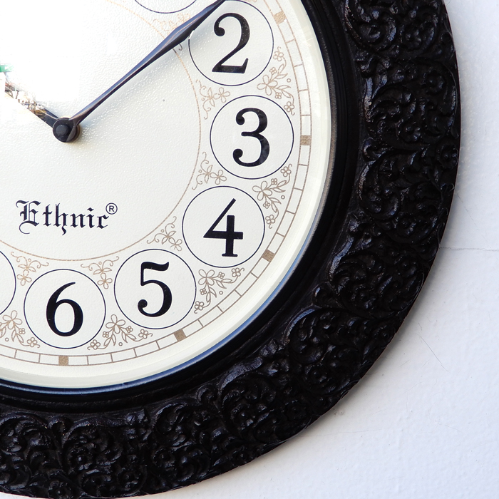 Ethnic Clock Market 壁掛け時計 掛け時計 アンティーク モダン 個性的