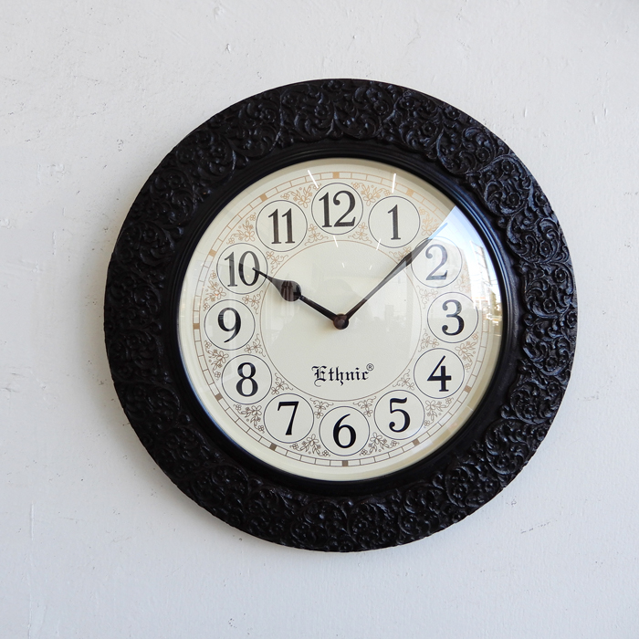 Ethnic Clock Market 壁掛け時計 掛け時計 アンティーク モダン 個性的
