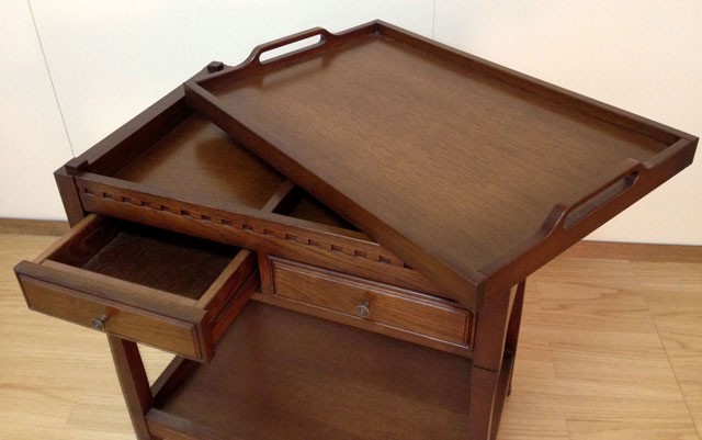 のの カリモク ナラ材 楢 天然木 無垢 キッチンワゴン のの様専用 カリモク ナラ材 楢 天然木 無垢 キッチンワゴン