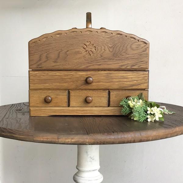 ソーイングボックス 裁縫箱 ソーイングセット 木製 おしゃれ ミシン