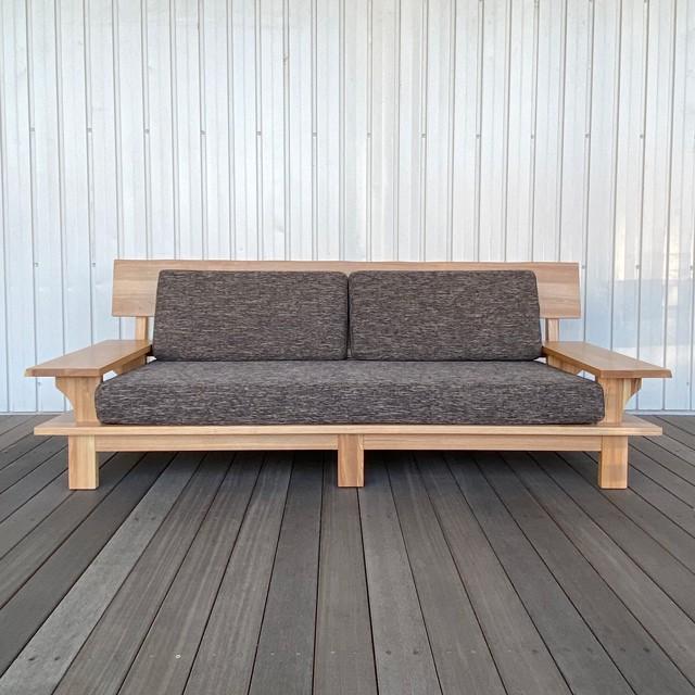 タモ材 ソファ1人掛け 2人掛け3人掛け ライト ダーク ローソファー