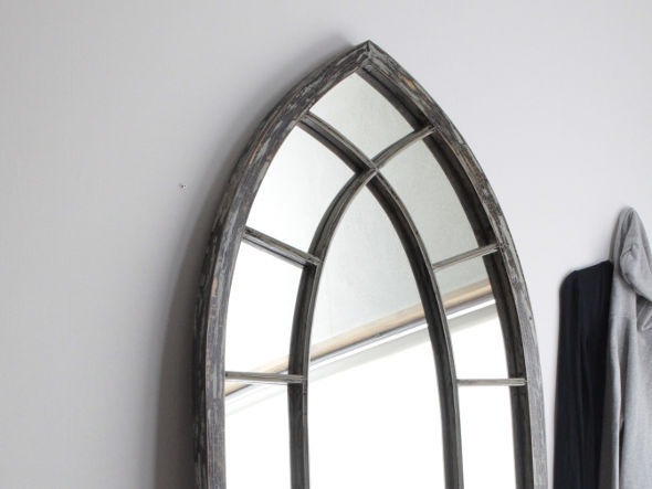 大型ミラー 店舗用ミラー 鏡 ミラー 北欧 おしゃれ 古材 シャビー 送料